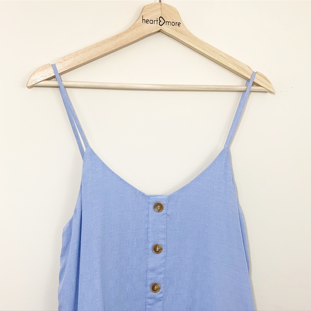 'Sweet Pea' Button Up Ruffle Dress - Picture 3 of 4